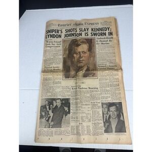 Nov 23‎ 1963 Edition Of The Buffalo Courier Express, John Kennedy Assassination